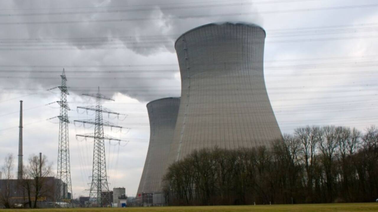 Das Atomkraftwerk in Gundremmingen (Deutschland).  