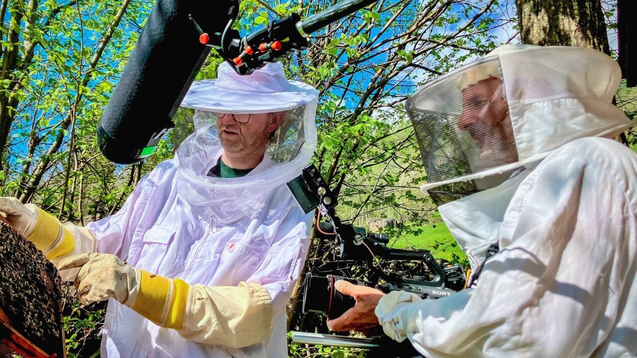 „Neuer Job - Neues Leben“: Das Format begleitet drei Menschen, die ihr altes Leben hinter sich lassen. Im Bild: Imker und Bauer Darek Radziwon bei Dreharbeiten in Kärnten.  