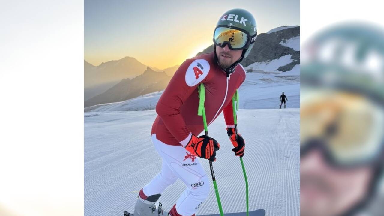 Mitte August trainierte Max Franz für eine Woche mit dem Speedteam in Saas-Fee. 