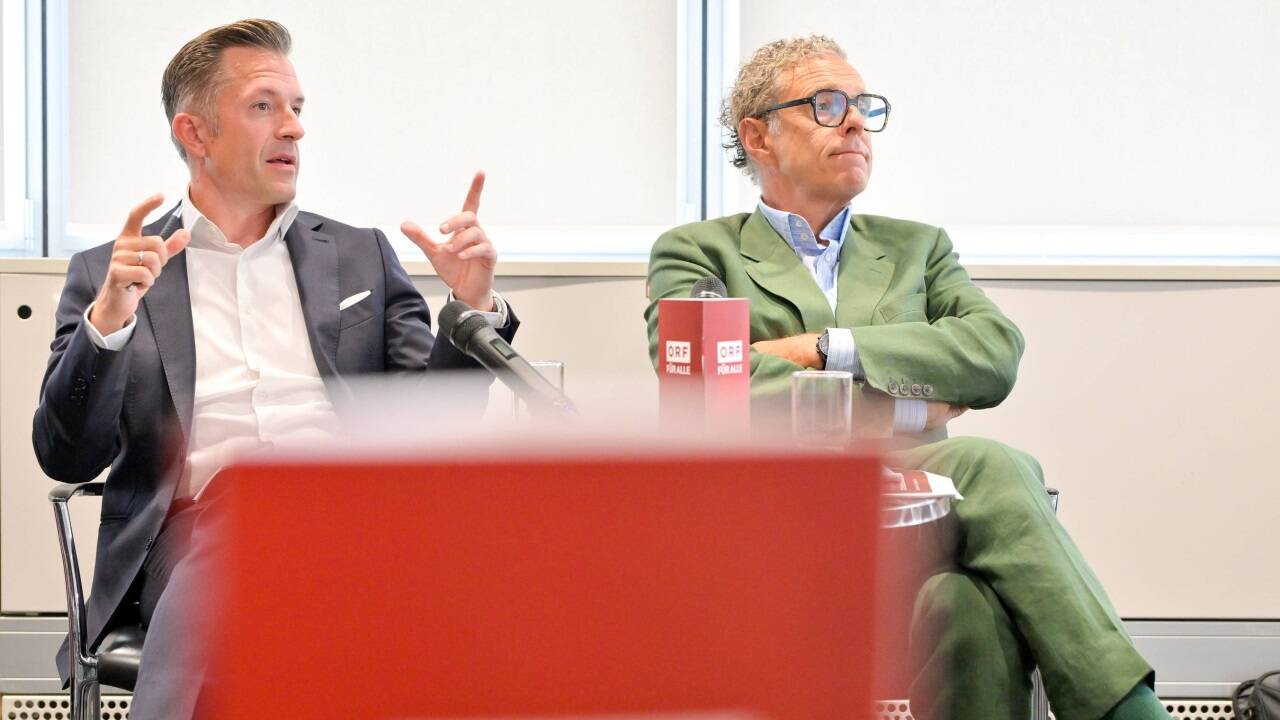 Gregor Schütze und Heinz Lederer bei dem Pressegespräch am Mittwoch. 