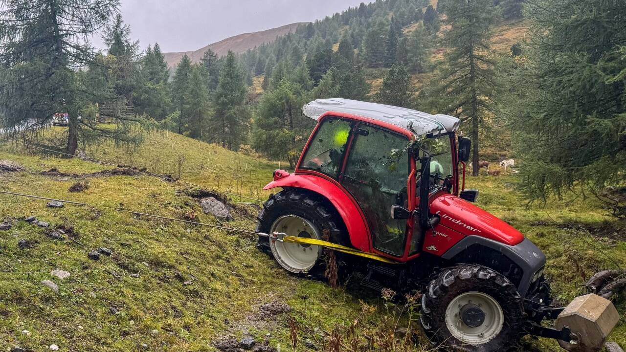 Bilder vom Einsatz auf der Karneralm. 