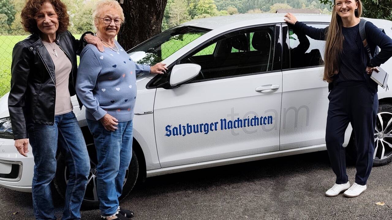 Auch der Besuch der SN-Redakteurin wurde für die Daheimgebliebenen dokumentiert. 