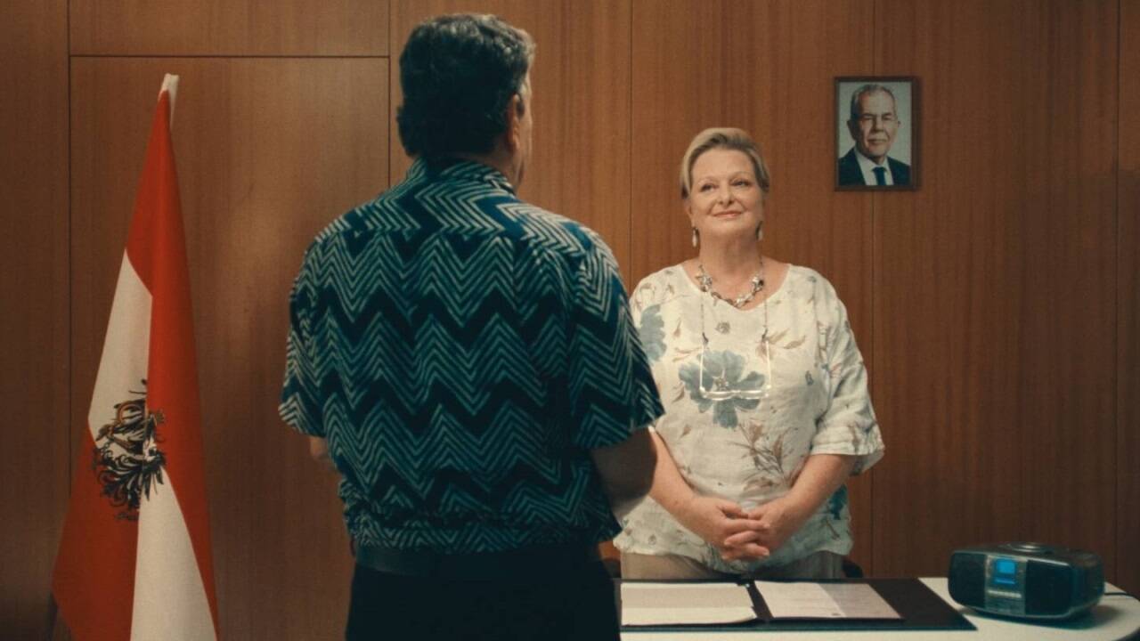 Szene aus „Noch lange keine Lipizzaner“. 