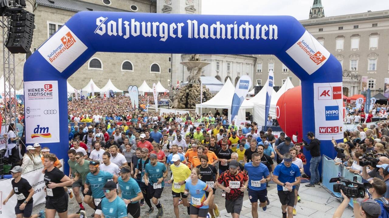 Der Salzburger Businesslauf verzeichnete heuer einen neuen Teilnehmerrekord.  