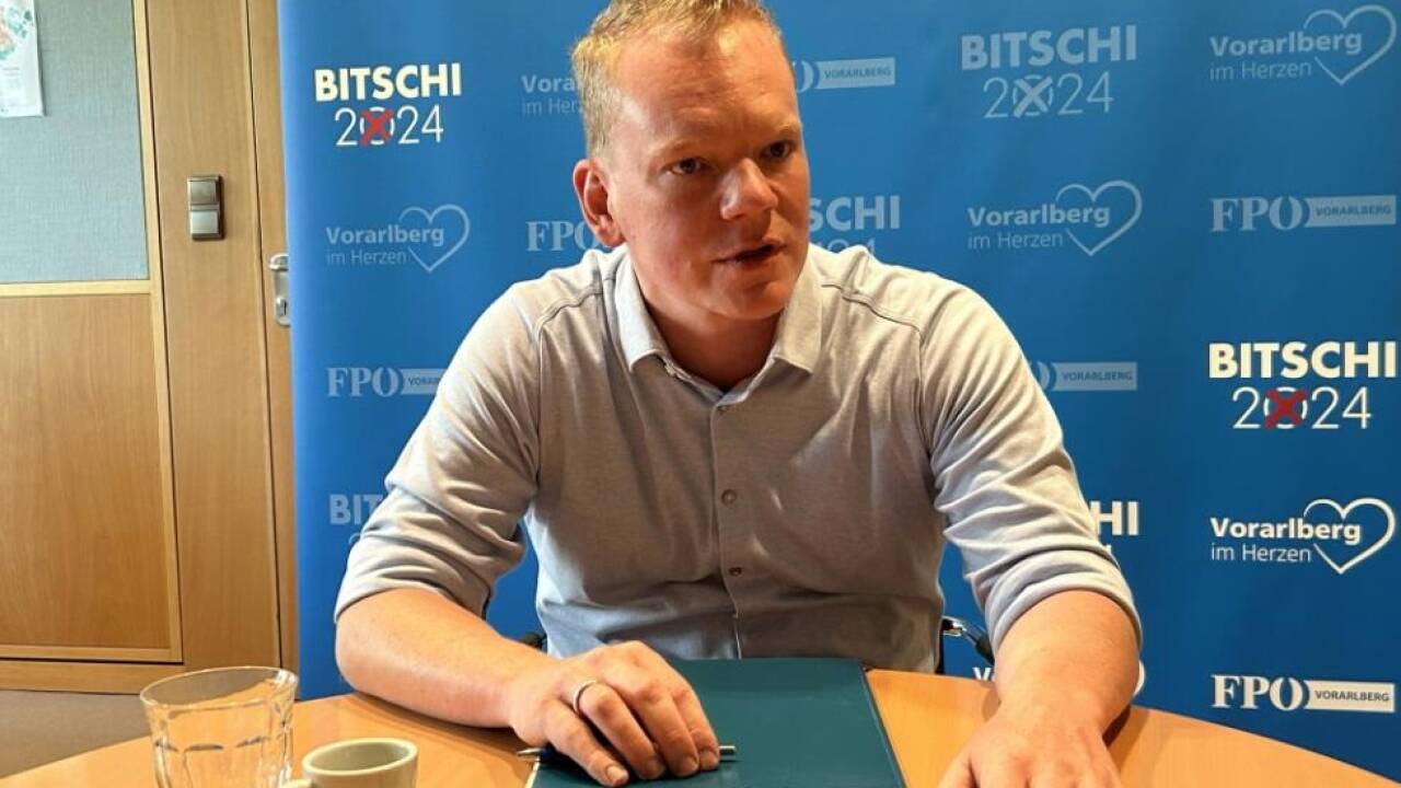 Christof Bitschi bleibt Chef der FPÖ Vorarlberg 