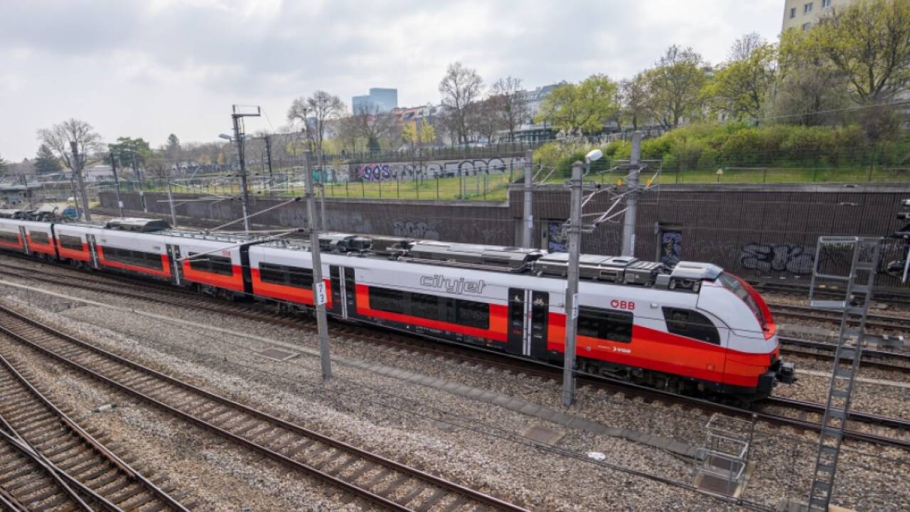 Eine Cityjet-Garnitur der ÖBB, hier allerdings in Wien 