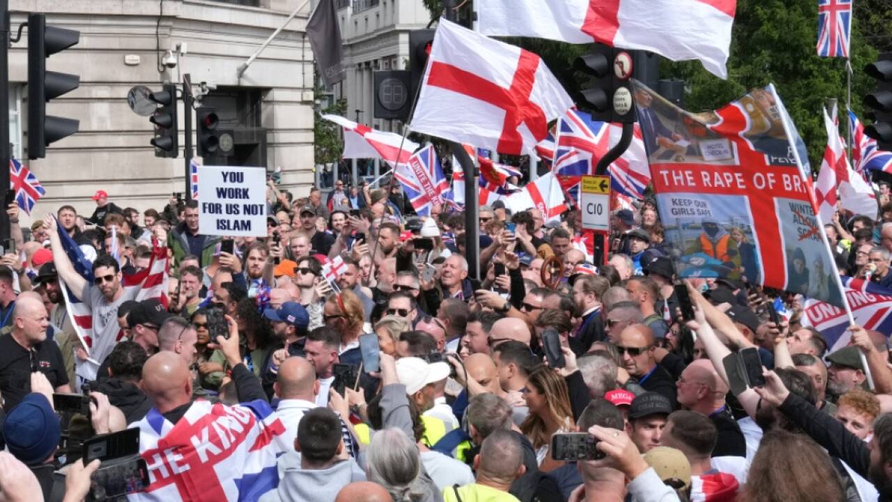 Massendemonstration in London 