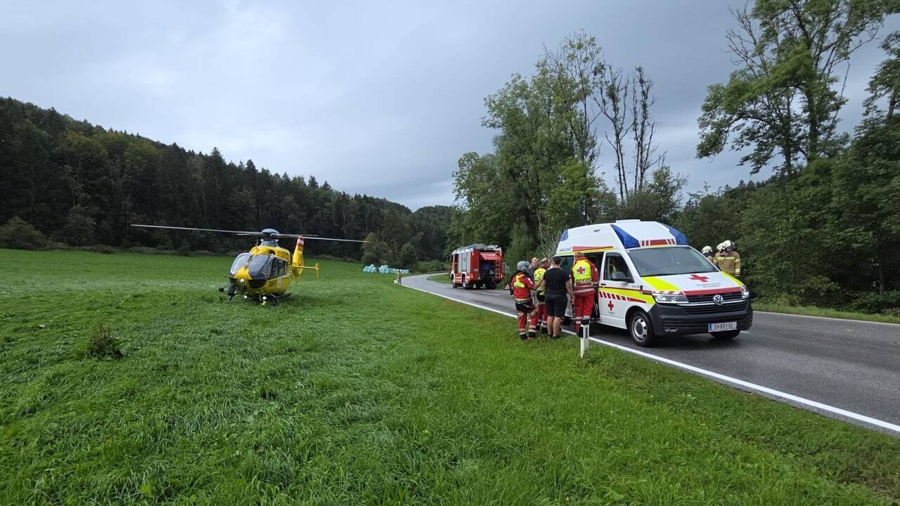 Der Autofahrer kam aus unbekannter Ursache von der Straße ab. 