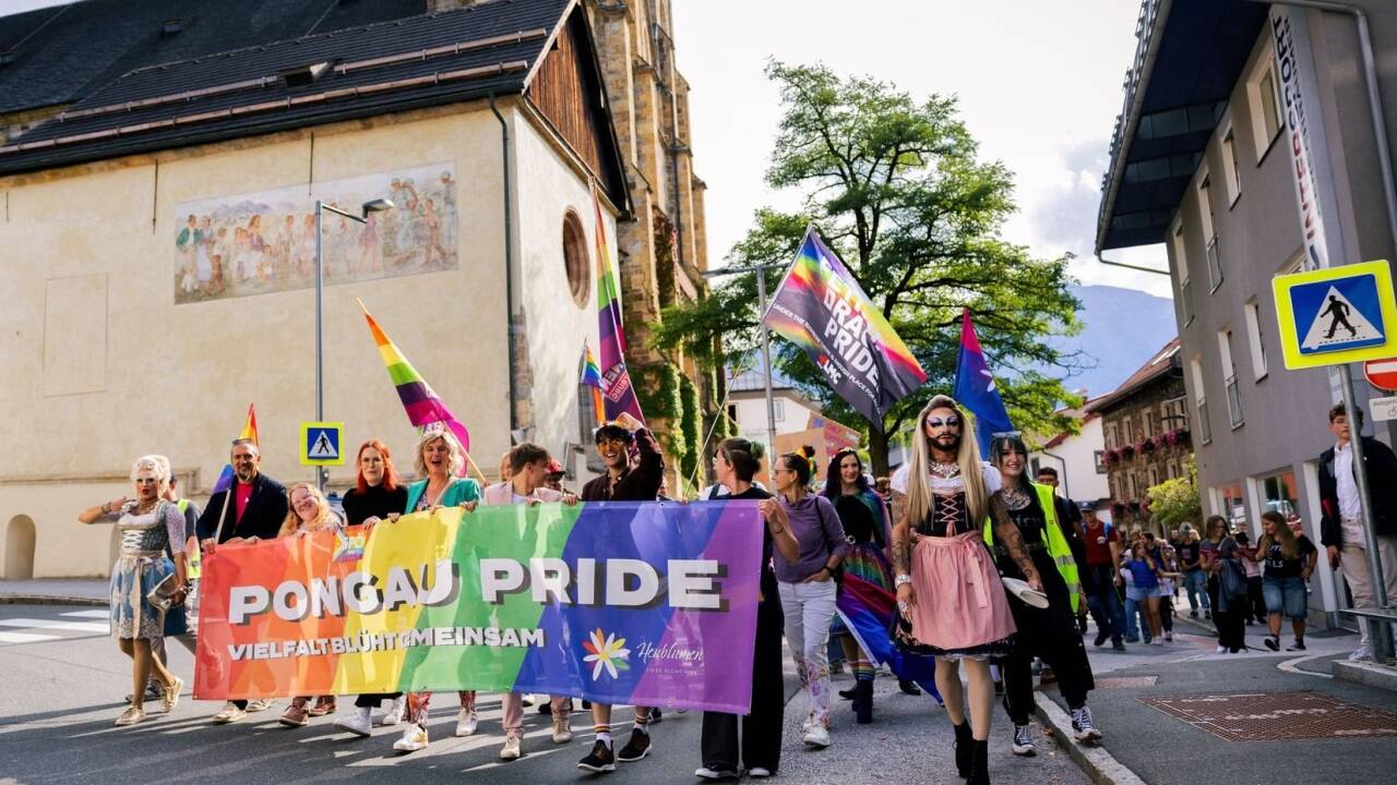 Am Samstag fand in St. Johann die erste Pride statt.  