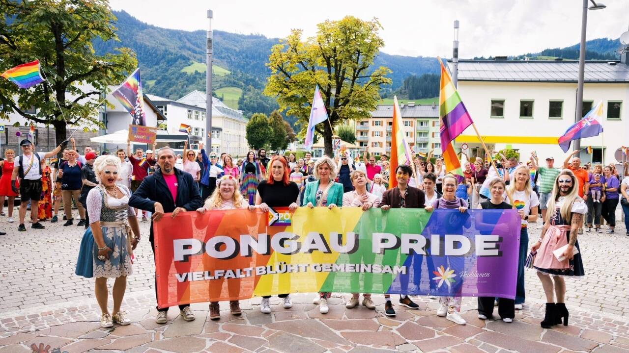 Am Samstag fand in St. Johann die erste Pride statt.  