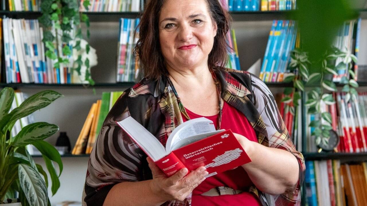 Christiane Pabst, Chefredakteurin des Österreichischen Wörterbuchs (ÖWB). 