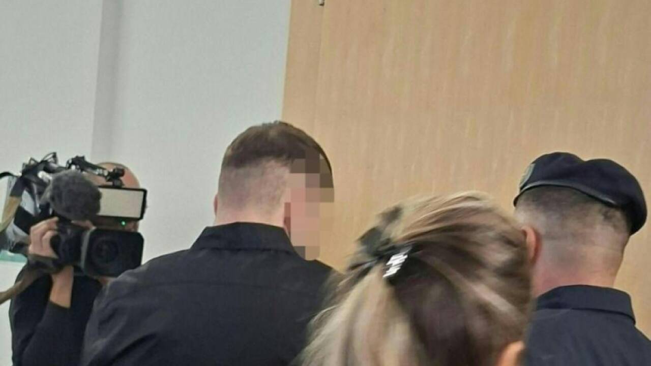 Der Angeklagte zu Prozessbeginn 