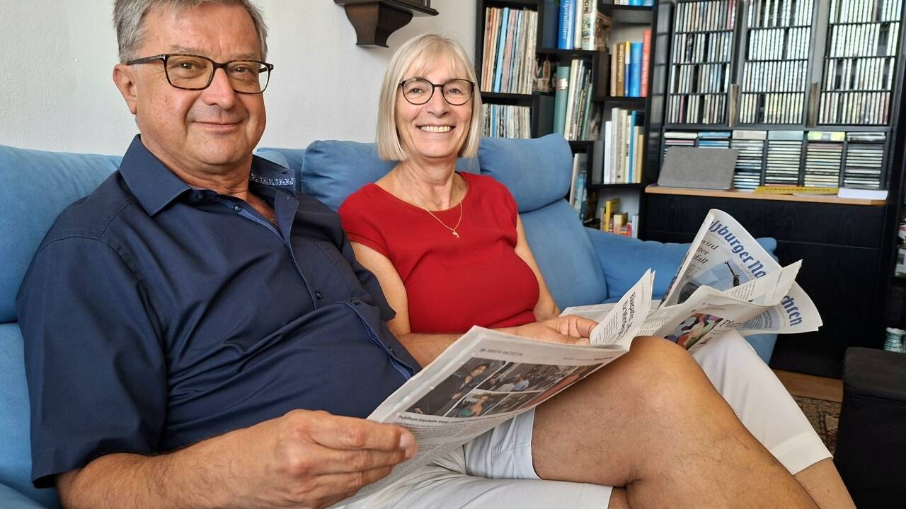 Peter Kemptner und seine Partnerin Michaela Zierler.  