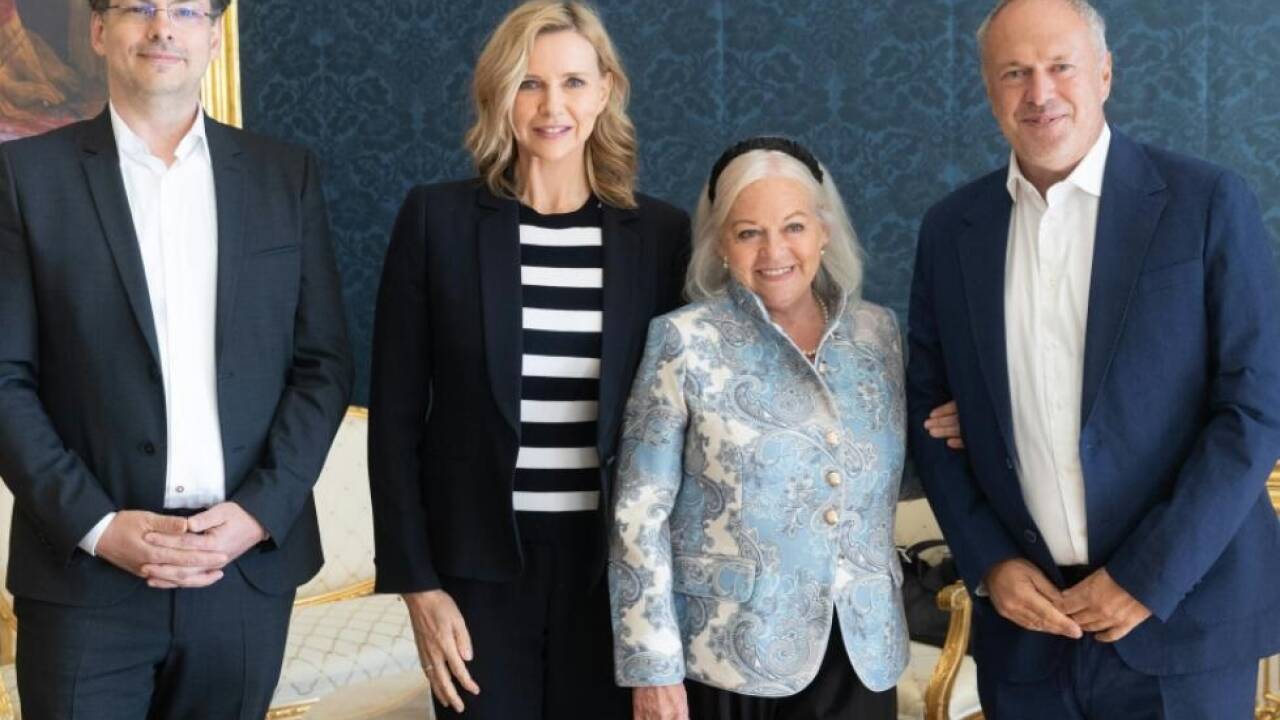 Nominierte Veronica Ferres und Brigitte Kren mit Leyrer und Grasl 