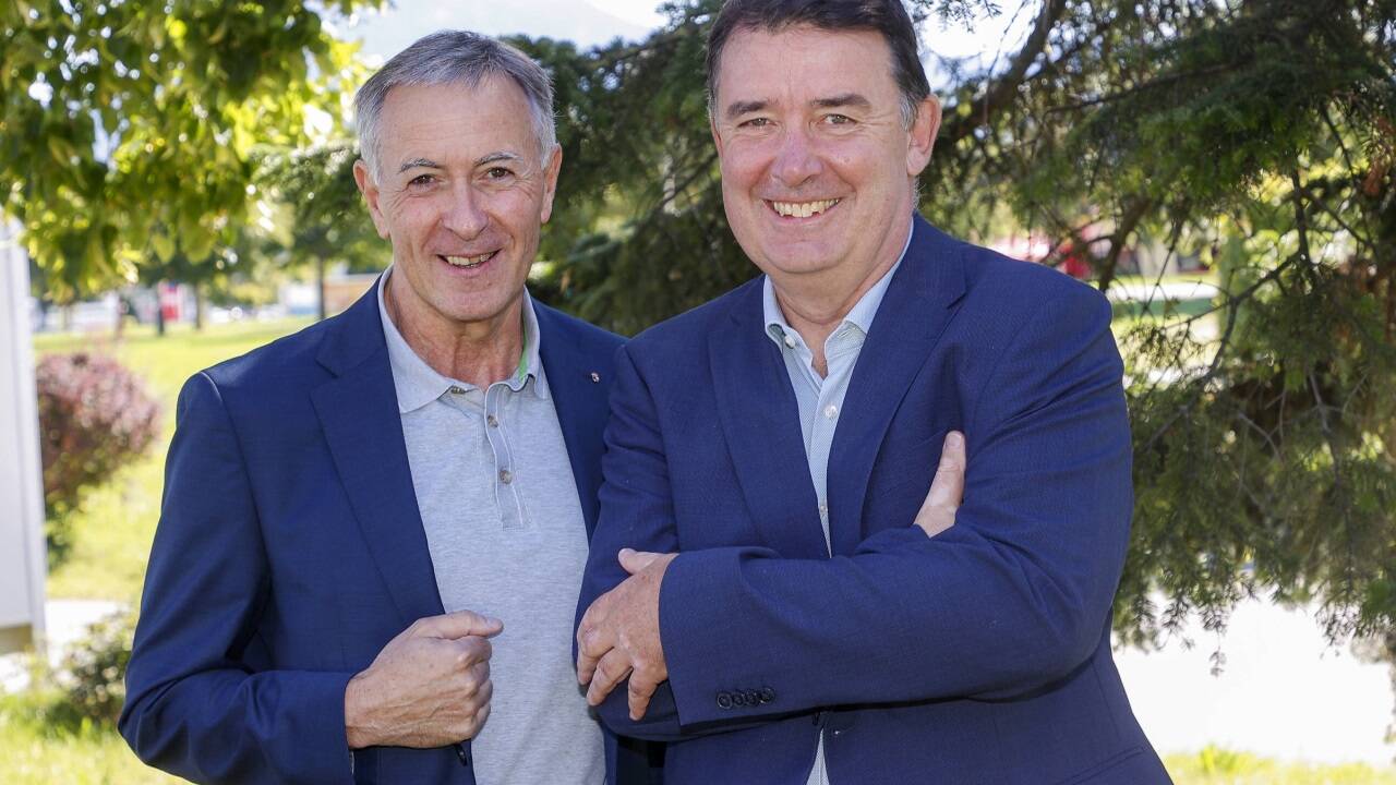 Anton Holzer und Martin Huber. 