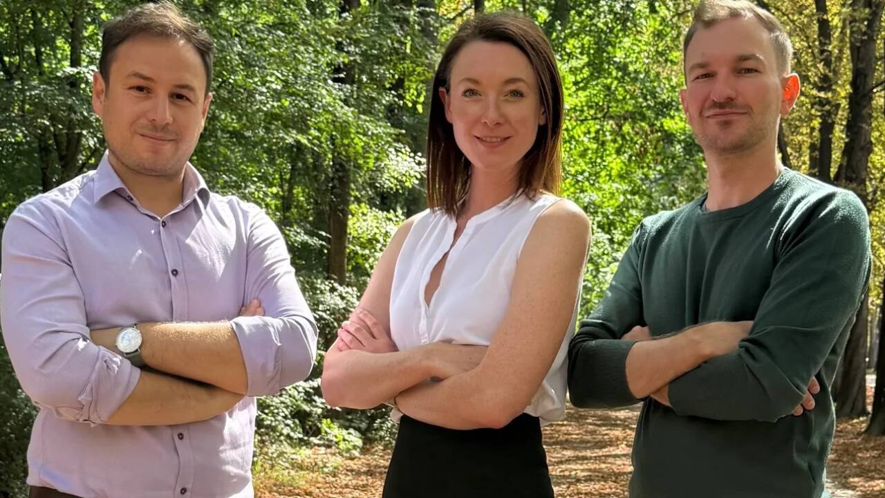 Mypaperwork-Gründer: Vít Lichtenstein, Maggie Childs und Benjamin Wolf. Mypaperwork-Gründer: Vít Lichtenstein, Maggie Childs und Benjamin Wolf.