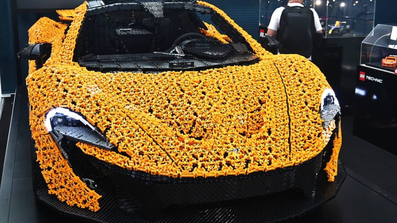 An der Zukunft der Mobilität wird in Europa herumgebastelt wie bei diesem Automodell aus Legobausteinen (hier auf der IAA München). 