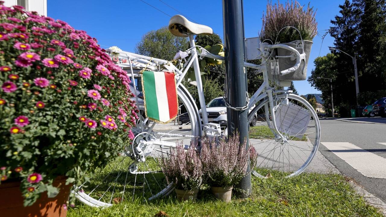 Ein Ghost Bike dient als Mahnmal bei tödlichen Radunfällen. 