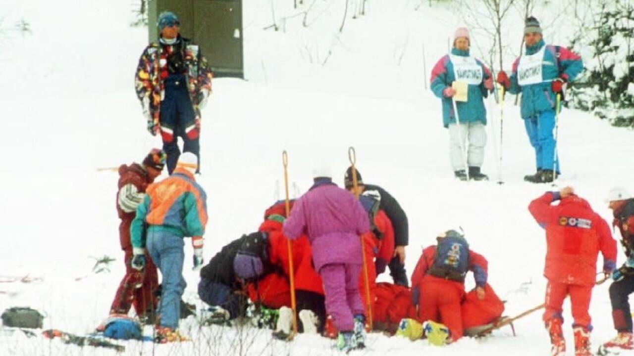 Schock für den Skirennsport: 1994 verunglückte die Salzburgerin Ulli Maier in Garmisch.  