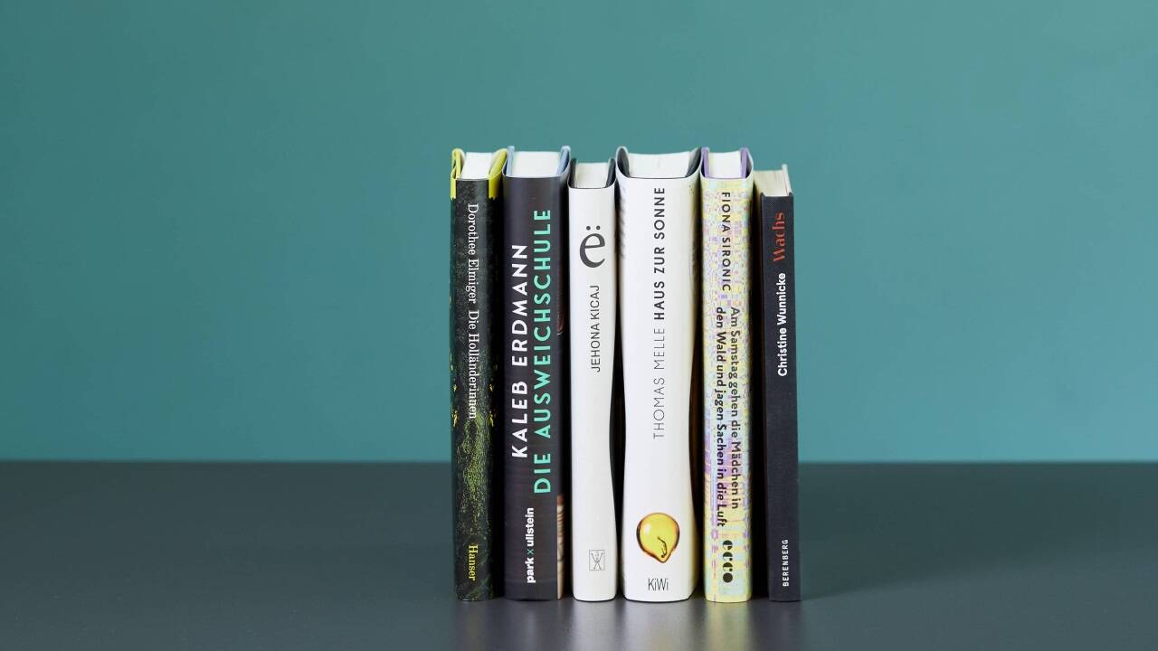 Die Shortlist für den Deutschen Buchpreis. 