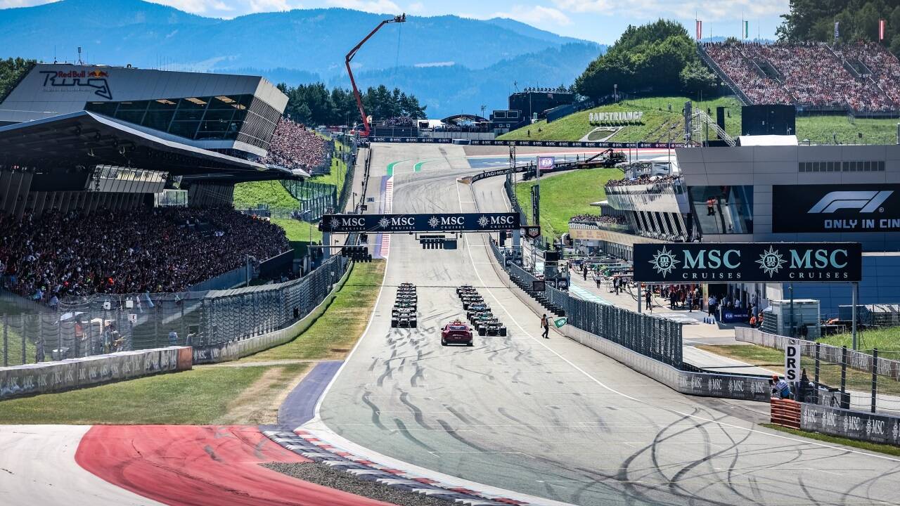 Der Red-Bull-Ring in Spielberg.  