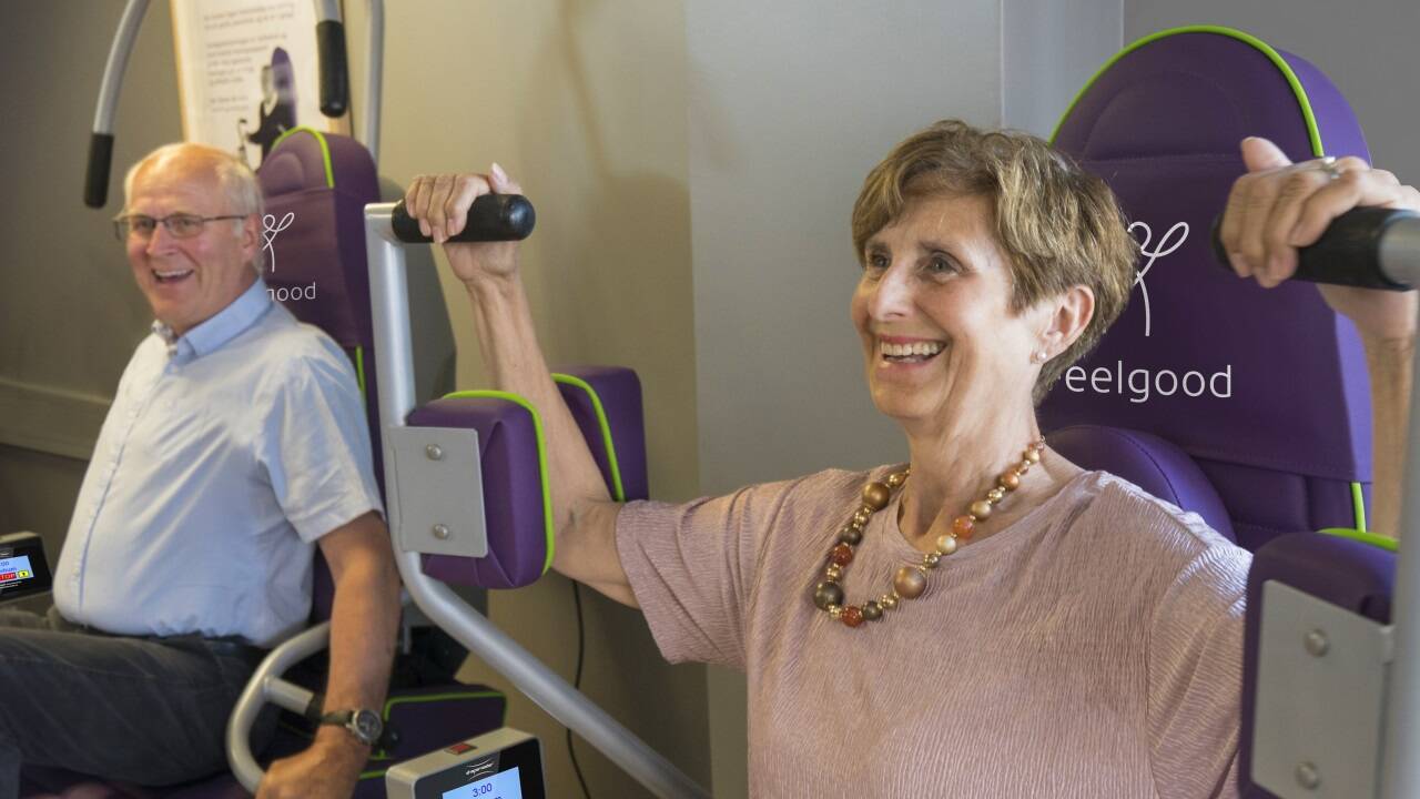 Feelgood steht für sanftes Training in einer Wohlfühl-Umgebung. 
