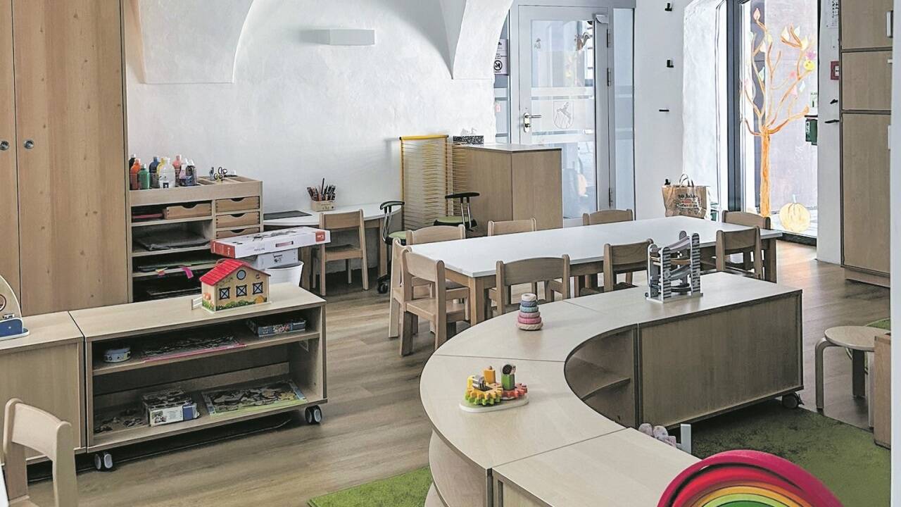 Liebevoll und fachgerecht wurde das Schloss Kuenburg in den letzten Monaten im Erdgeschoß zu einem Kindergarten umfunktioniert und eingerichtet.  