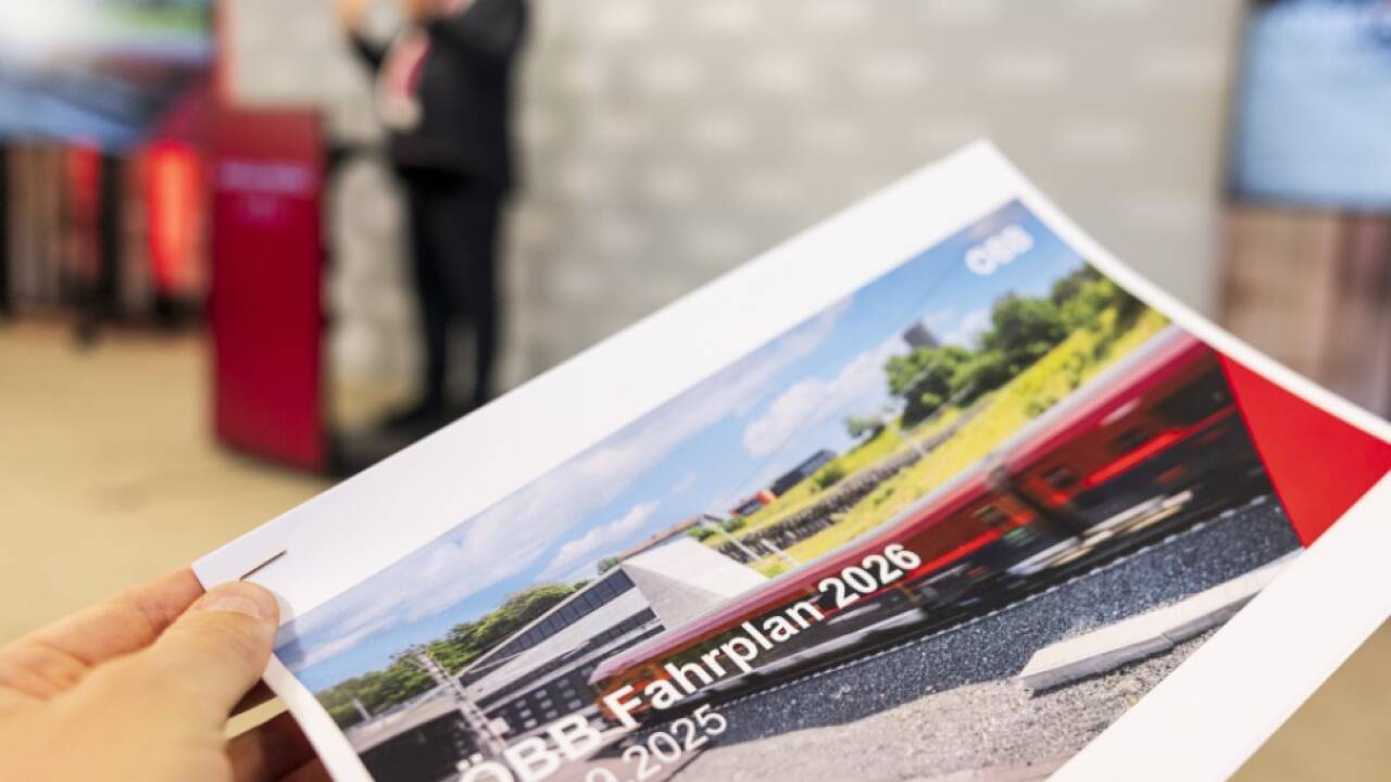 Fahrplanpräsentation der ÖBB für 2026 am Dienstag 16.9. 