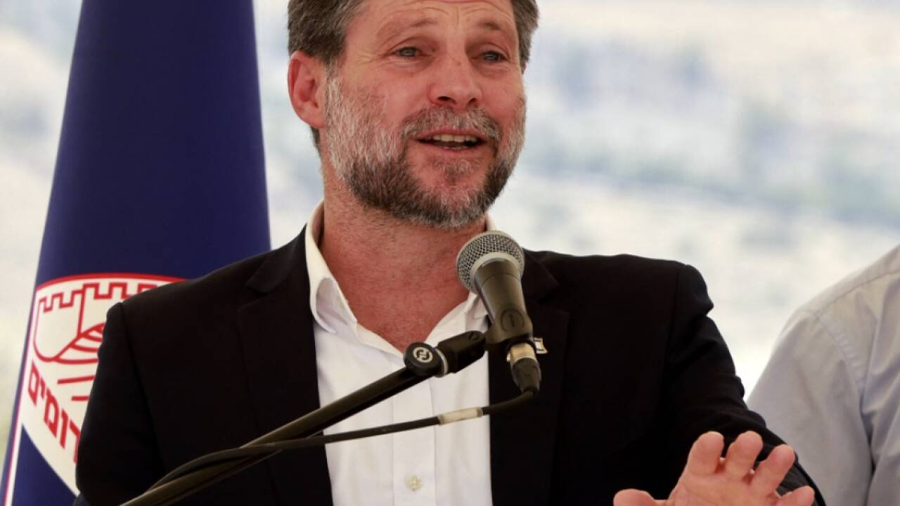 Israels rechtsextremer Finanzminister Bezalel Smotrich 