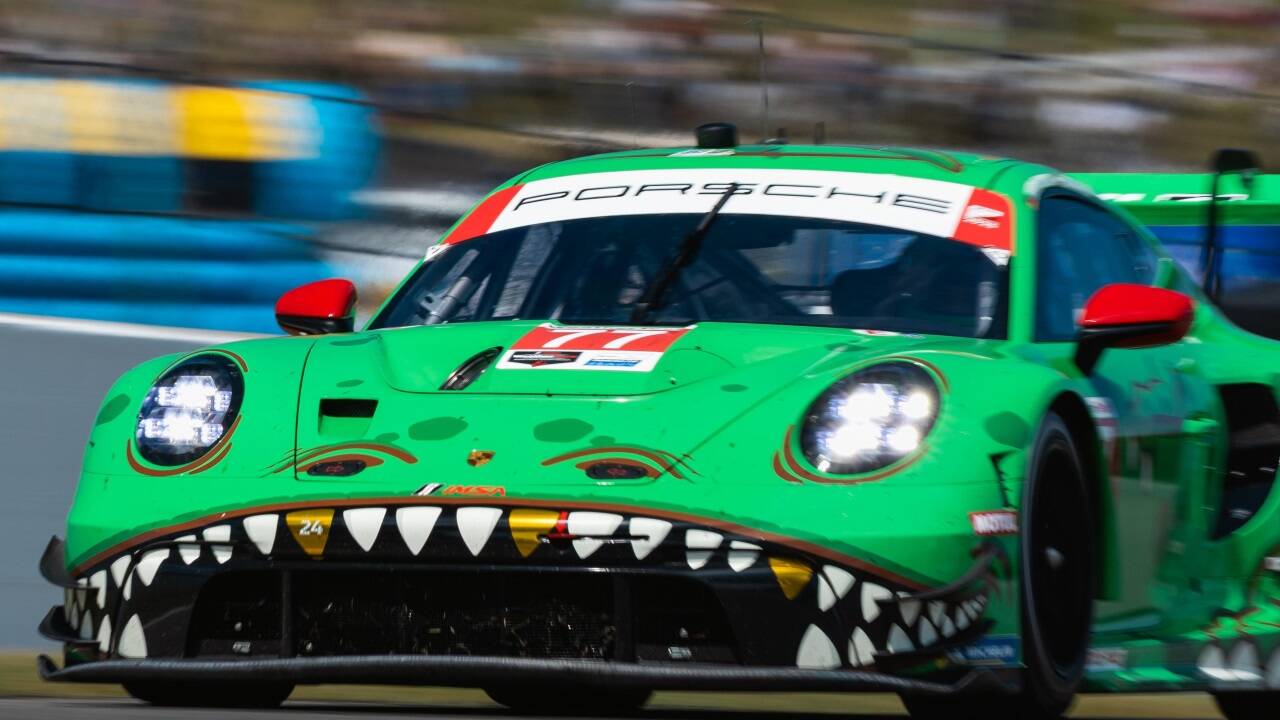 Porsche-Pilot Klaus Bachler bleibt positiv.  