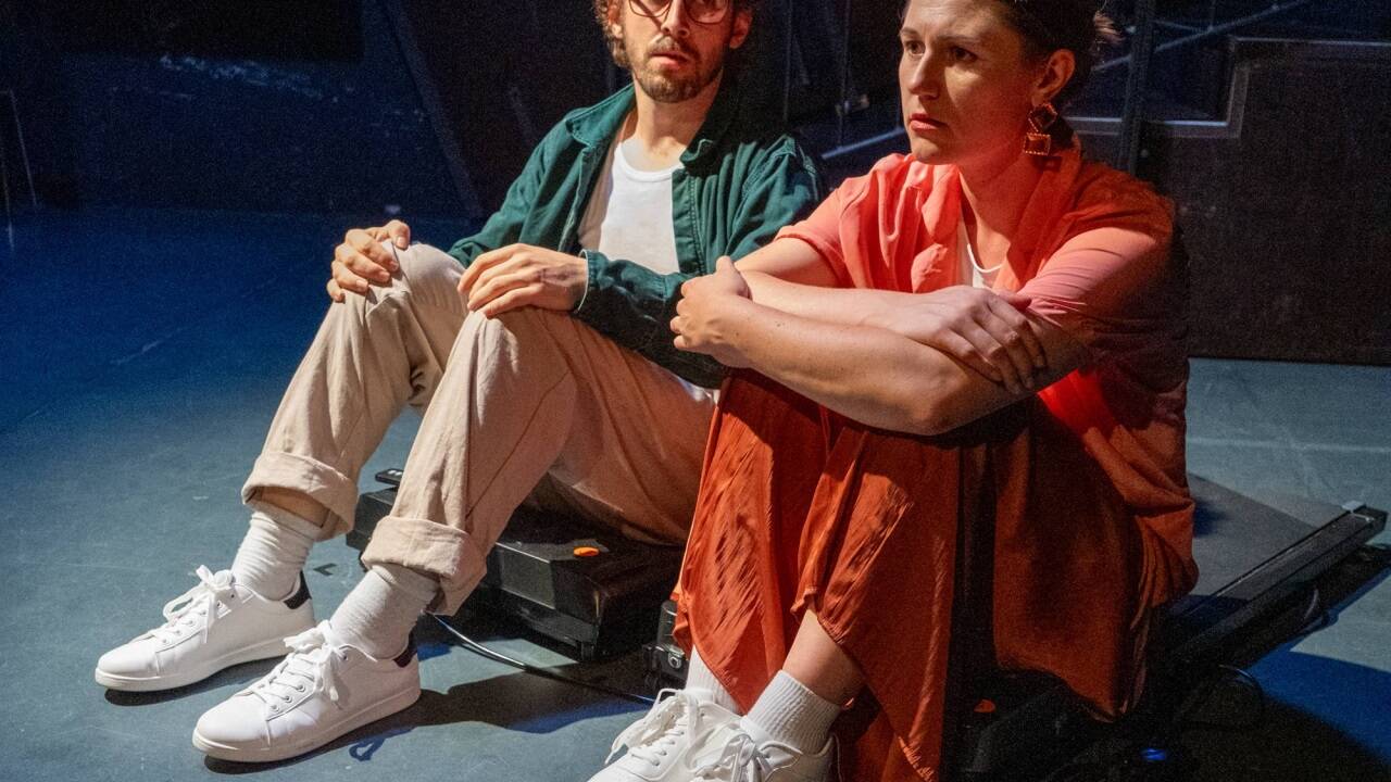 Bilder zur Inszenierung des Stücks „Atmen“ in der ArgeKultur. 