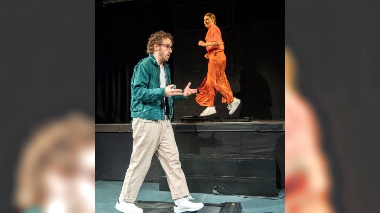 Bilder zur Inszenierung des Stücks „Atmen“ in der ArgeKultur. 
