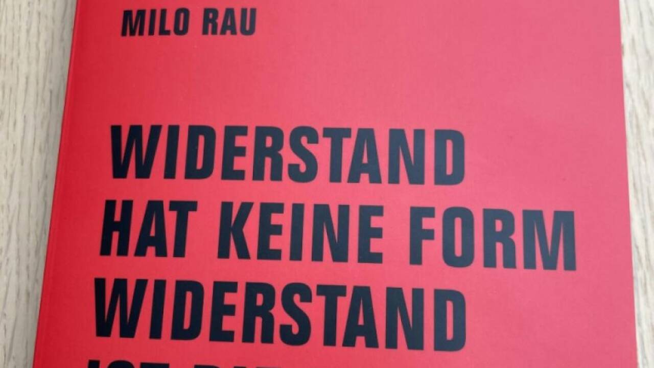 Das inkriminierte Buch von MIlo Rau 