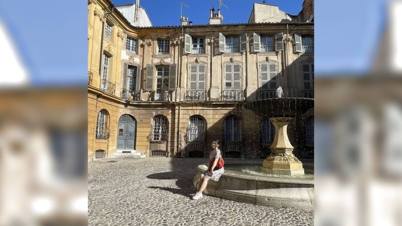  ...durch den eleganten Stadtkern von Aix-en-Provence.... 