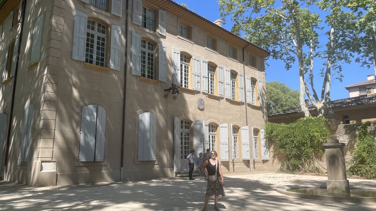 Im neu eröffneten Jas de Bouffan malte Cézanne... 