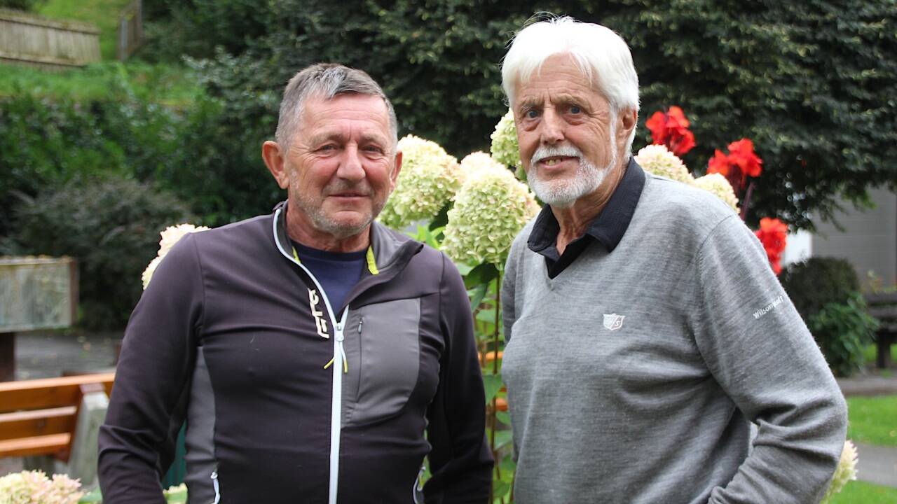 Charly Egger (li) und Herbert Deutinger  