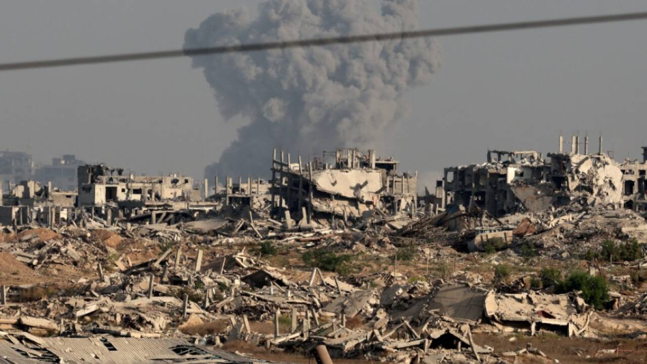 Blick auf den Gazastreifen 
