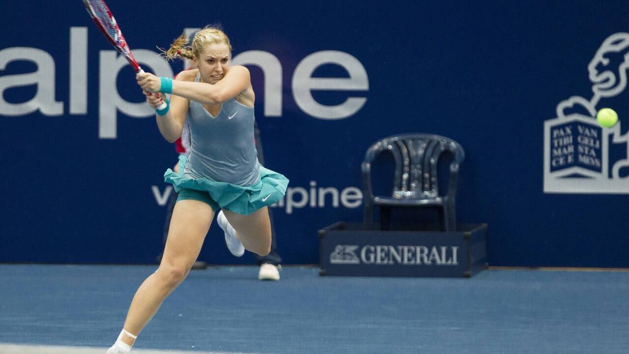Normalerweise ist Sabine Lisicki auf dem Tennisplatz im Einsatz. 