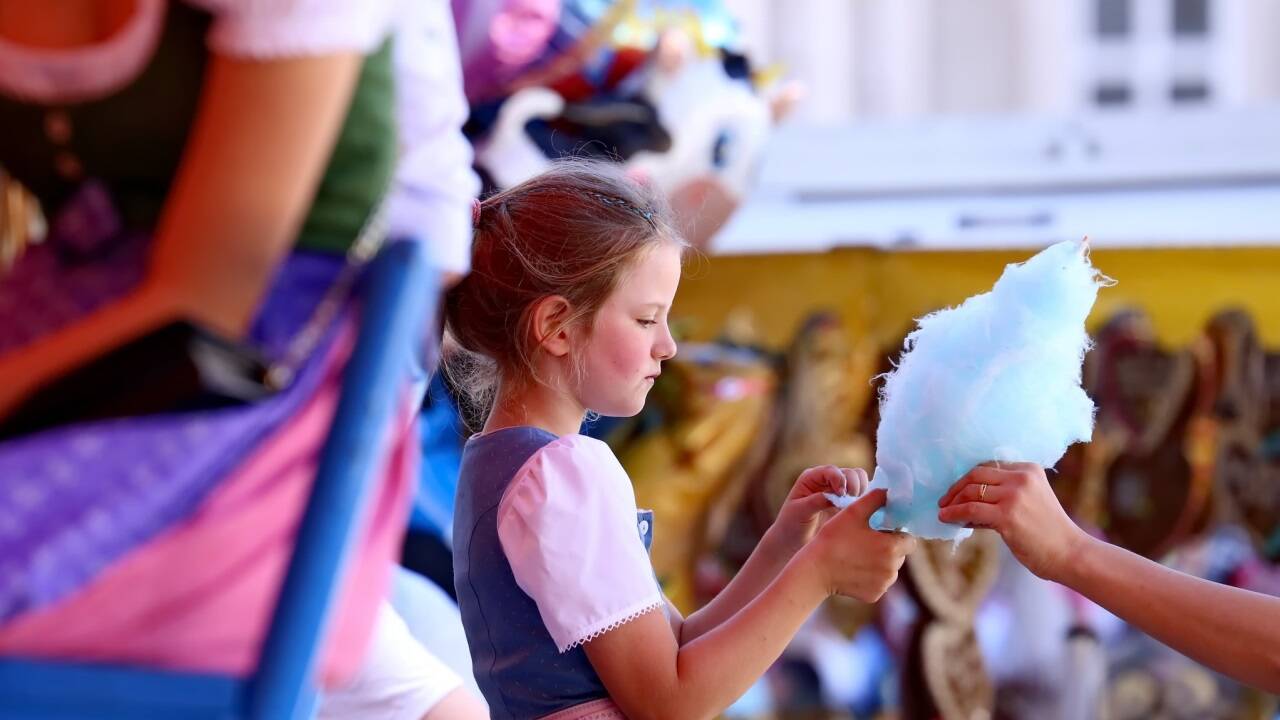 Auch die Zuckerwatte darf am Rupertikirtag nicht fehlen.  
