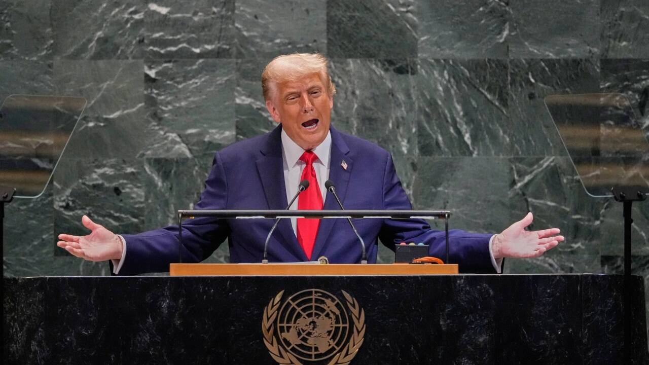 Generalabrechnung zum Start der Generaldebatte: Donald Trump fand drastische Worte in seiner Rede vor den Vereinten Nationen. 