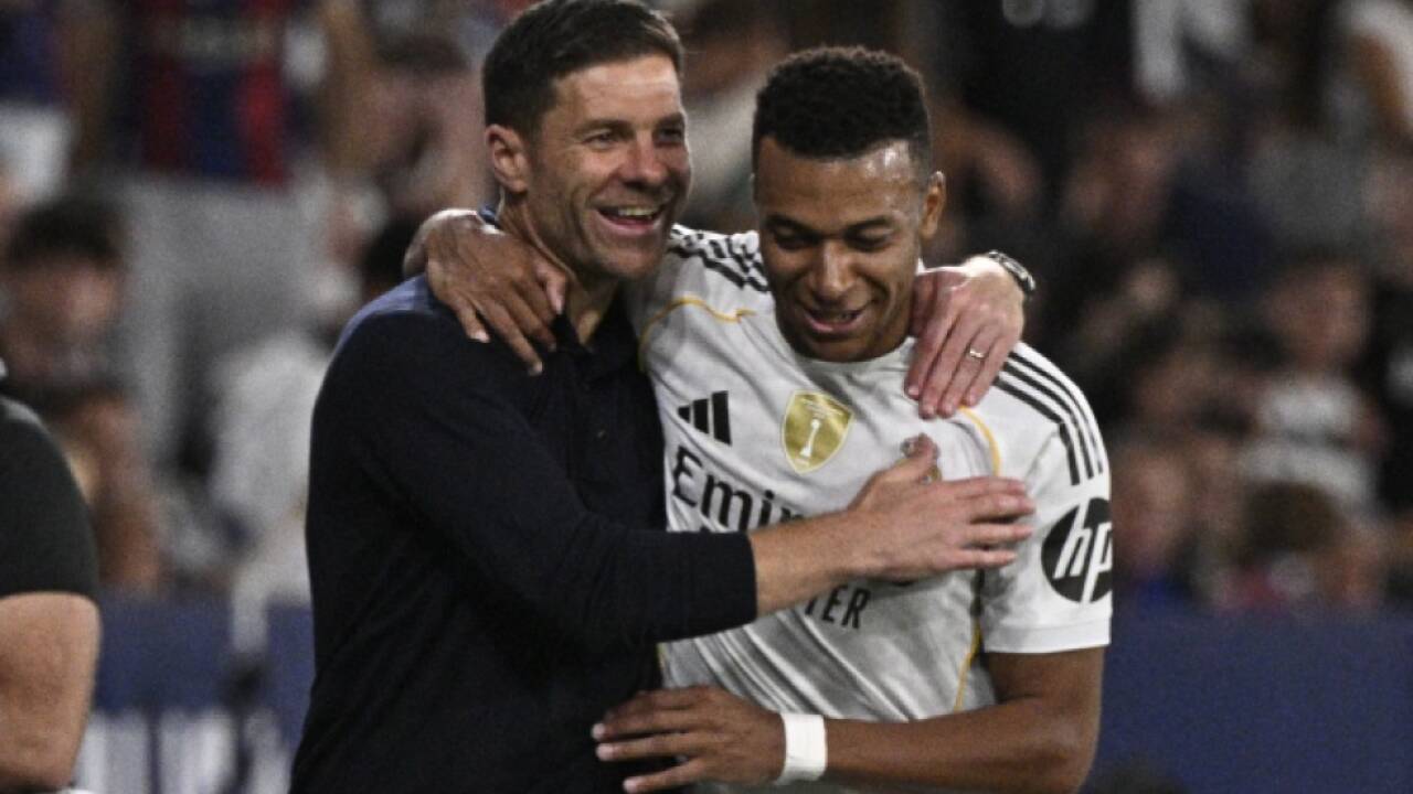 Mbappe jubelte mit seinem Coach 