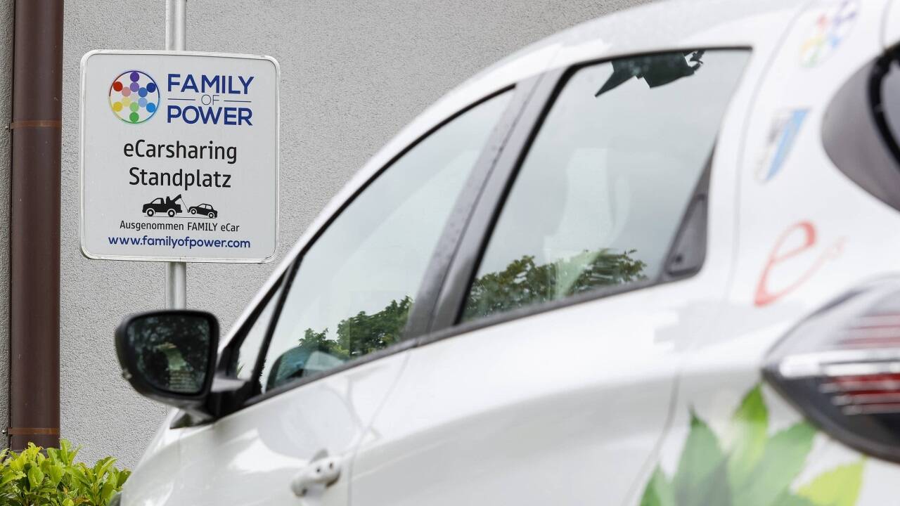 In Hallein gibt es vier Fahrzeuge der Anbieterfirma Family of Power. 