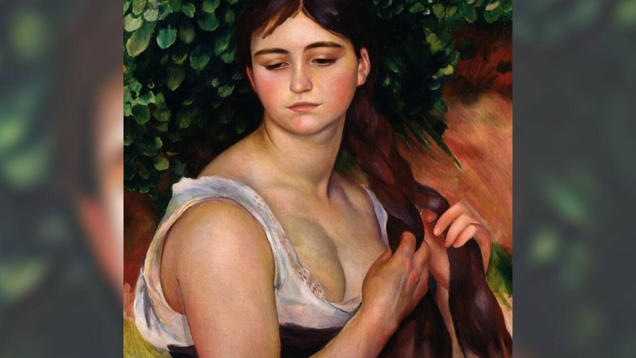 Pierre-Auguste Renoir, Der Zopf, 1886/1887 