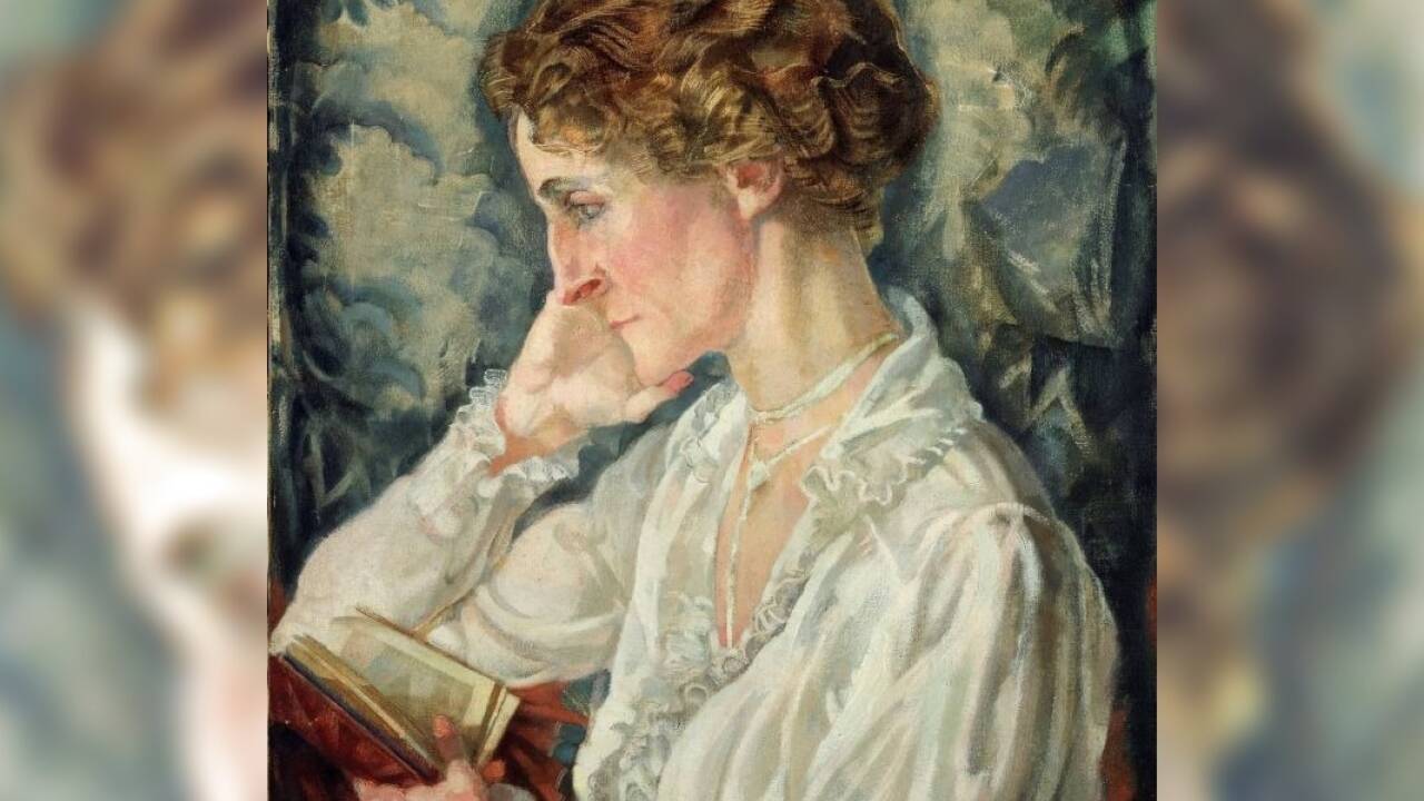Max Oppenheimer, Bildnis Jenny Brown, 1918 