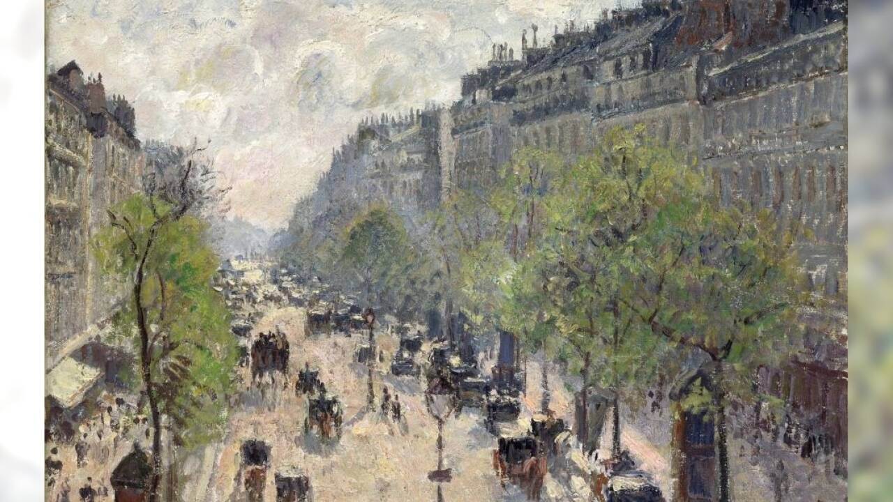 Camille Pissarro, Boulevard Montmartre, Frühling, 1897 