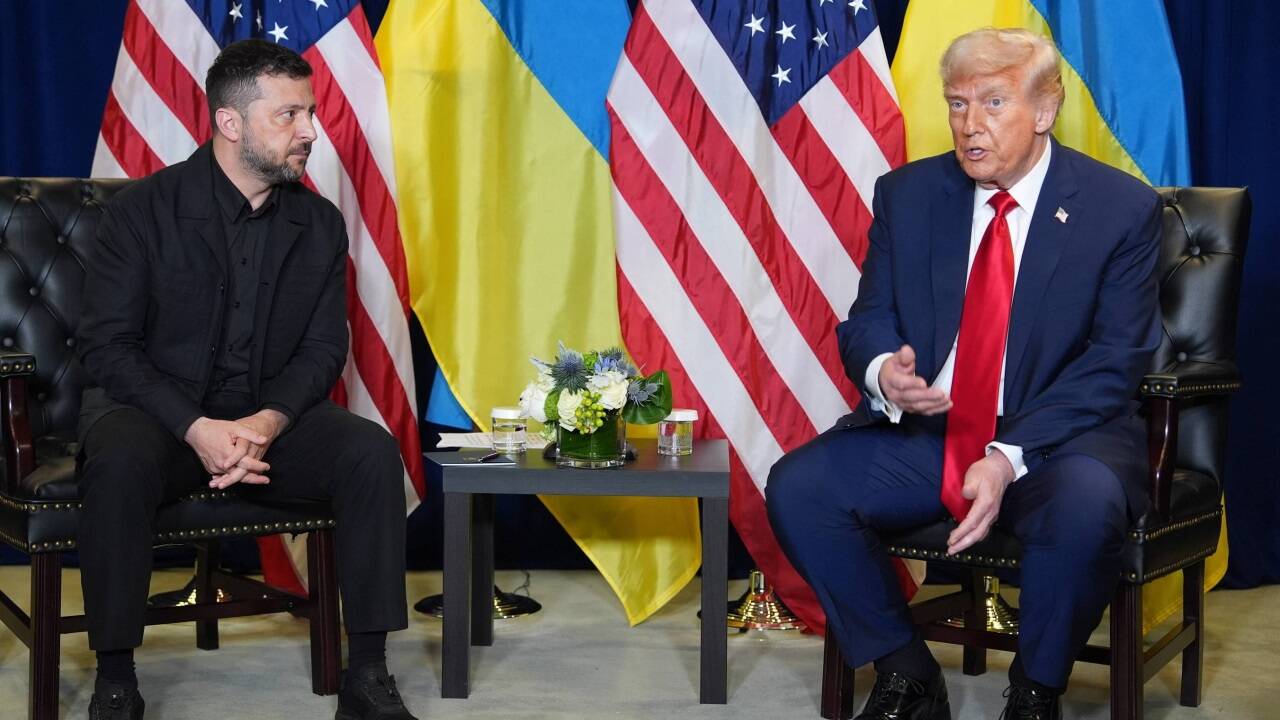 Der ukrainische Präsident Wolodymyr Selenskyj und US-Präsident Donald Trump trafen sich am Rande der UN-Vollversammlung in New York. 