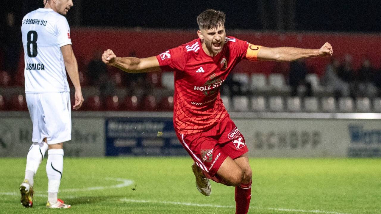Kuchl-Kapitän Max Danner erzielte beim 2:1-Sieg gegen Dornbirn den wichtigen Führungstreffer. 