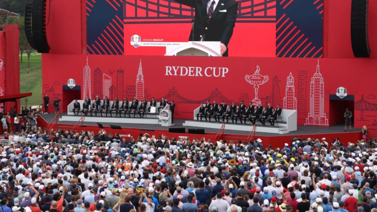Der Ryder Cup wurde feierlich eröffnet 