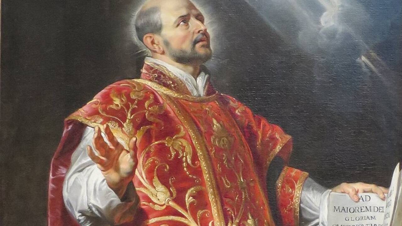 1540: Papst Paul III. bestätigt die Gesellschaft Jesu, den von Ignatius von Loyola (Bild) gegründeten Jesuitenorden. 