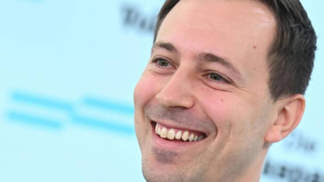 Nico Marchetti bei einer Pressekonferenz im August 